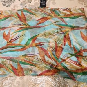 Vivante silk scarf 69"x20"